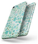 Flowers with Stems over Light Green Watercolor - Skin-kit for the iPhone 8 or 8 Plus