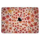 MacBook Pro with Touch Bar Skin Kit - Flowers_with_Stems_over_Orange_Watercolor-MacBook_13_Touch_V3.jpg?