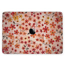 MacBook Pro without Touch Bar Skin Kit - Flowers_with_Stems_over_Orange_Watercolor-MacBook_13_Touch_V6.jpg?
