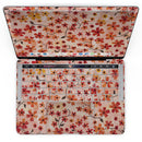 MacBook Pro with Touch Bar Skin Kit - Flowers_with_Stems_over_Orange_Watercolor-MacBook_13_Touch_V4.jpg?