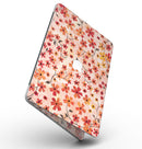 Flowers with Stems over Orange Watercolor - MacBook Pro with Retina Display Full-Coverage Skin Kit