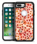 Flowers with Stems over Orange Watercolor - iPhone 7 Plus/8 Plus OtterBox Case & Skin Kits