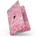 MacBook Pro with Touch Bar Skin Kit - Flowers_with_Stems_over_Pink_Watercolor-MacBook_13_Touch_V7.jpg?