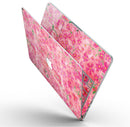 Flowers with Stems over Pink Watercolor - MacBook Pro with Retina Display Full-Coverage Skin Kit
