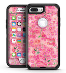 Flowers with Stems over Pink Watercolor - iPhone 7 Plus/8 Plus OtterBox Case & Skin Kits