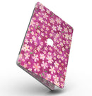 Flowers with Stems over Wine Watercolor - MacBook Pro with Retina Display Full-Coverage Skin Kit