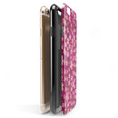 Flowers with Stems over Wine Watercolor iPhone 6/6s or 6/6s Plus 2-Piece Hybrid INK-Fuzed Case