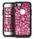 Flowers with Stems over Wine Watercolor - iPhone 7 or 8 OtterBox Case & Skin Kits