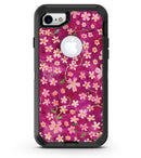 Flowers with Stems over Wine Watercolor - iPhone 7 or 8 OtterBox Case & Skin Kits