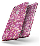 Flowers with Stems over Wine Watercolor - Skin-kit for the iPhone 8 or 8 Plus