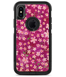 Flowers with Stems over Wine Watercolor - iPhone X OtterBox Case & Skin Kits