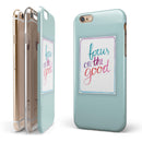Focus on the Good iPhone 6/6s or 6/6s Plus 2-Piece Hybrid INK-Fuzed Case