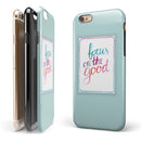 Focus on the Good iPhone 6/6s or 6/6s Plus 2-Piece Hybrid INK-Fuzed Case