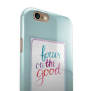 Focus on the Good iPhone 6/6s or 6/6s Plus 2-Piece Hybrid INK-Fuzed Case