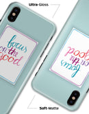 Focus on the Good - iPhone X Clipit Case