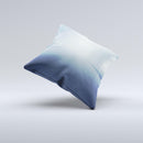 Foggy Back Road ink-Fuzed Decorative Throw Pillow