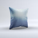 Foggy Back Road ink-Fuzed Decorative Throw Pillow