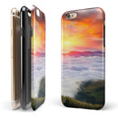 Foggy Mountainside iPhone 6/6s or 6/6s Plus 2-Piece Hybrid INK-Fuzed Case