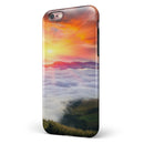 Foggy Mountainside iPhone 6/6s or 6/6s Plus 2-Piece Hybrid INK-Fuzed Case