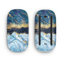 Foiled Marble Agate - Full Body Skin Decal Wrap Kit for Apple Magic Mouse