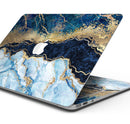 Foiled Marble Agate // Skin Decal Wrap Kit Compatible with the Apple MacBook Pro, Pro with Touch Bar or Air (11, 12, 13, 15 & 16" - All Versions Available)