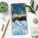 Foiled Marble Agate - Full Body Skin Decal Wrap Kit for Samsung Galaxy Phones