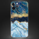 Foiled Marble Agate // Full-Body Skin Decal Wrap Cover for Apple iPhone 15, 14, 13, Pro, Pro Max, Mini, XR, XS, SE (All Models)