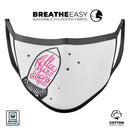 Follow Your Dreams - Made in USA Mouth Cover Unisex Anti-Dust Cotton Blend Reusable & Washable Face Mask with Adjustable Sizing for Adult or Child