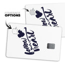Follow Your Heart - Premium Protective Decal Skin-Kit for the Apple Credit Card