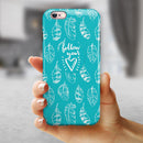 Follow Your Heart Feathers iPhone 6/6s or 6/6s Plus 2-Piece Hybrid INK-Fuzed Case