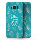 Follow Your Heart Feathers - Samsung Galaxy S8 Full-Body Skin Kit