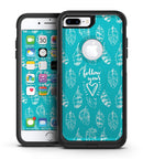 Follow Your Heart Feathers - iPhone 7 or 7 Plus Commuter Case Skin Kit