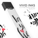 Follow Your Heart V2 - Premium Decal Protective Skin-Wrap Sticker compatible with the Juul Labs vaping device