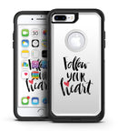 Follow Your Heart V2 - iPhone 7 or 7 Plus Commuter Case Skin Kit