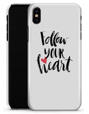 Follow Your Heart V2 - iPhone X Clipit Case