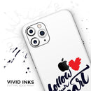 Follow Your Heart V3  - Protective Skin Wrap & Decal – Compatible with iPhone SE to iPhone 17 Pro Max (All Models)