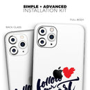 Follow Your Heart V3  - Protective Skin Wrap & Decal – Compatible with iPhone SE to iPhone 17 Pro Max (All Models)