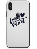 Follow Your Heart - iPhone X Skin-Kit