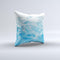 Fresh Water Ink-Fuzed Decorative Throw Pillow