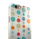 Fun Polka Pattern iPhone 6/6s or 6/6s Plus 2-Piece Hybrid INK-Fuzed Case