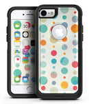 Fun Polka Pattern - iPhone 7 or 7 Plus Commuter Case Skin Kit