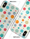Fun Polka Pattern - iPhone X Clipit Case
