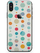Fun Polka Pattern - iPhone X Skin-Kit