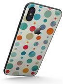 Fun Polka Pattern - iPhone X Skin-Kit