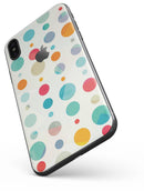 Fun Polka Pattern - iPhone X Skin-Kit