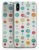 Fun Polka Pattern - iPhone X Skin-Kit