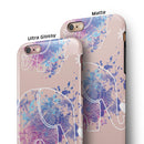 Fun Sacred Elephants iPhone 6/6s or 6/6s Plus 2-Piece Hybrid INK-Fuzed Case