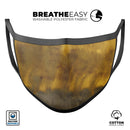 Furry Golden Explosion - Made in USA Mouth Cover Unisex Anti-Dust Cotton Blend Reusable & Washable Face Mask with Adjustable Sizing for Adult or Child