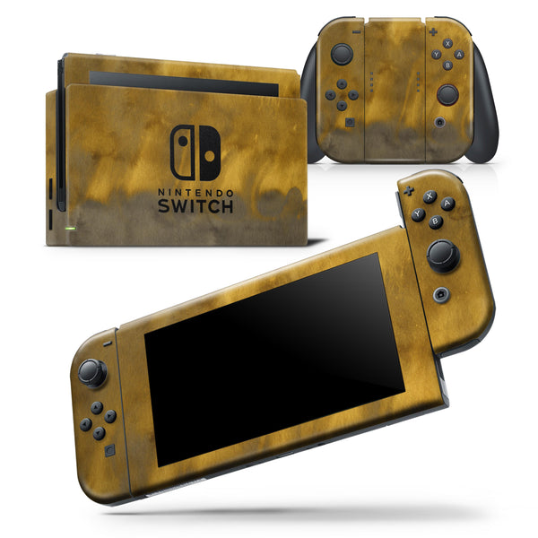 Furry Golden Explosion - Skin Wrap Decal for Nintendo Switch Lite Console & Dock - 3DS XL - 2DS - Pro - DSi - Wii - Joy-Con Gaming Controller