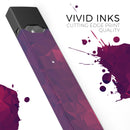 Fuscia Geometric Triangles - Premium Decal Protective Skin-Wrap Sticker compatible with the Juul Labs vaping device